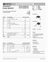 DataSheet IXTA120N075T2 pdf
